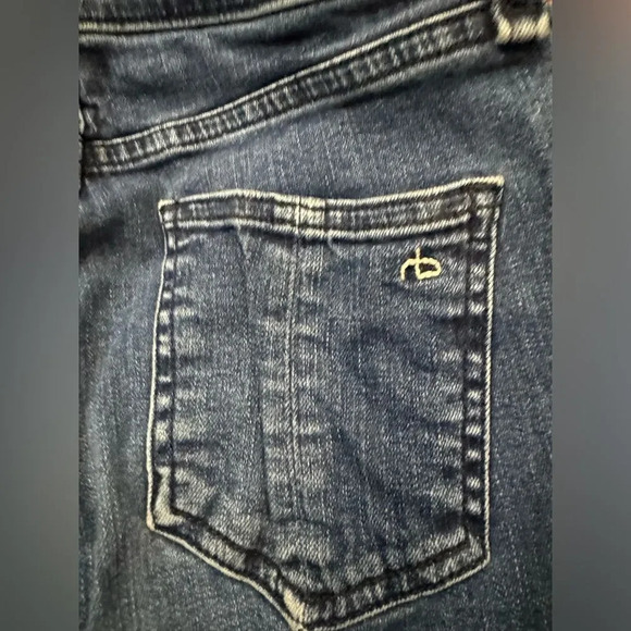EUC Rag and Bone 10 inch Capri jeans size 27 premium Denim - Picture 10 of 11